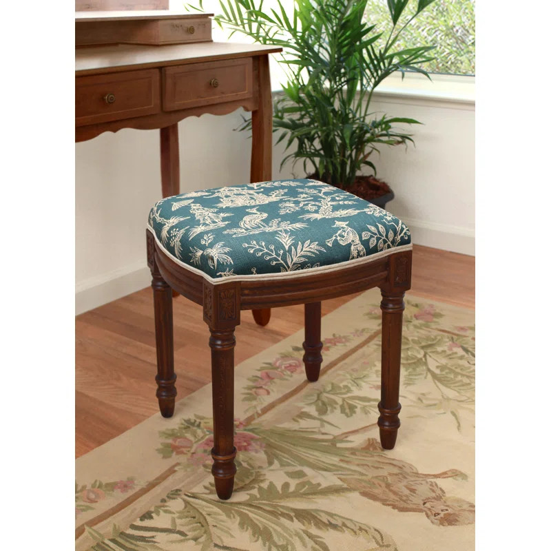 Camillia Solid Wood Accent Stool | Wayfair North America
