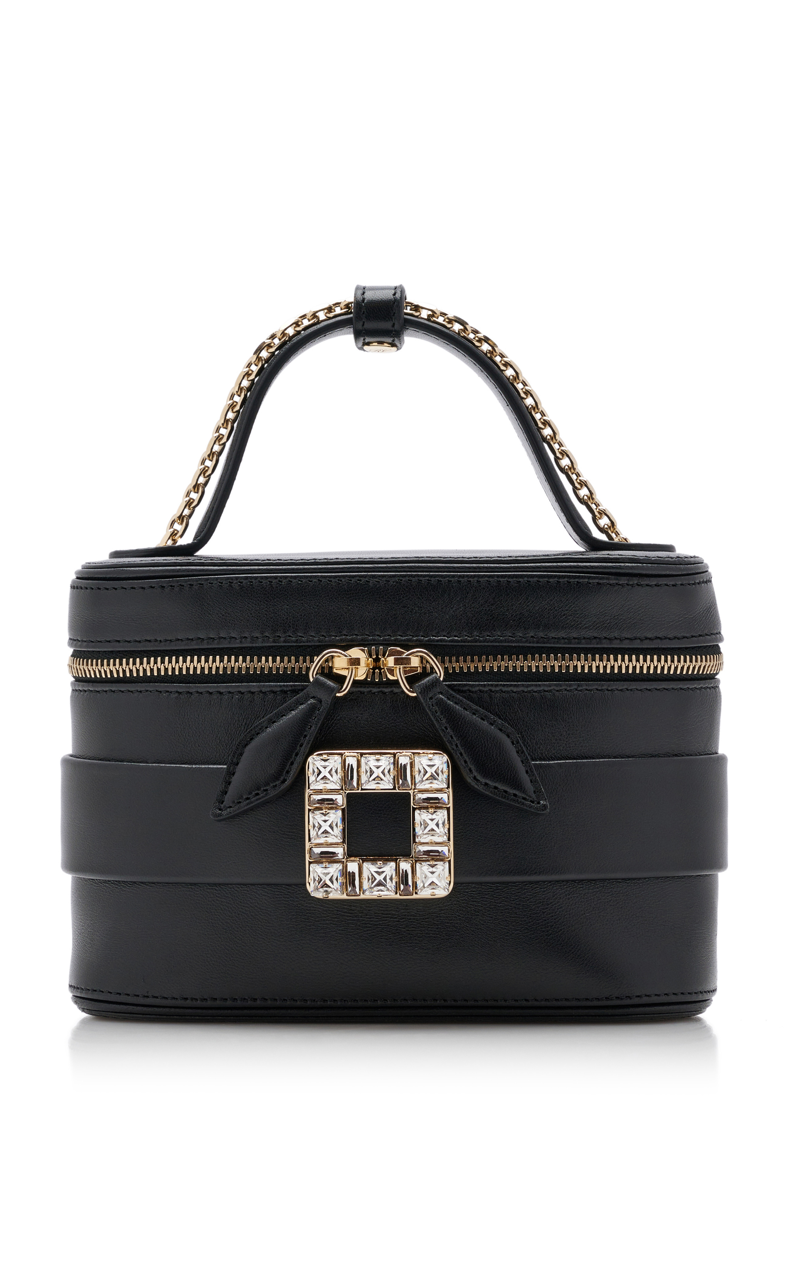 Crystal-Buckle Leather Vanity Micro Bag | Moda Operandi (Global)