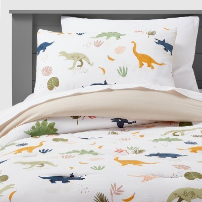 Twin Dinosaur Kids' Comforter Set - Pillowfort™: Dinosaur Bedding, Twin Size, Kids Comforter, OEKO-TEX Certified | Target