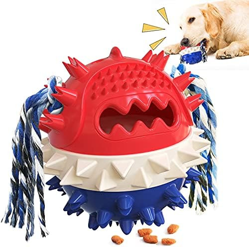 Dog Toothbrush Toys Cactus Dog Chew Toys Dog Teeth Cleaning Stick Squeaky Dog Toys For Small Medium  | Amazon (US)