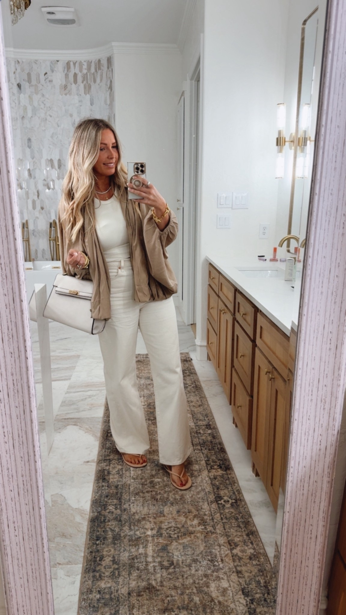 White pants sized up one size to 30. Great Mother’s Day dress. Spring trending jelly’s. Sized up one size to large in the active wear set for this comfy fit. Travel outfits. Spring fashion. 2026. Aerie. Plus size fashion. Vacation outfit. Spring outfits 2026. Sports outfit. Spring outfits 2026. Spring fashion. Easter. Jumpsuit. Romper. Memorial Day weekend. GRWM. Sports mom outfit 





#LTKdayinmylife #LTKSaleAlert #LTKmorningroutine