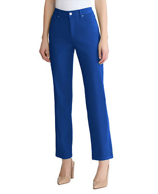 Women's Mid-Rise Lexington Straight Jeans | Macy's