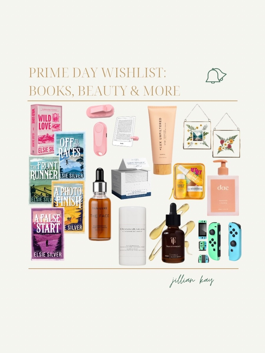Prime day deals wishlist: books, beauty and more  

Ig: @jkyinthesky

#romancebooks #selftanner #pictureframes #kindleclicker #nintendoswitch #daehair #truebotanicals #donnakaren #tanluxe #luxunfiltered #soldejinero 

#LTKFindsUnder100 #LTKSaleAlert #LTKBeauty