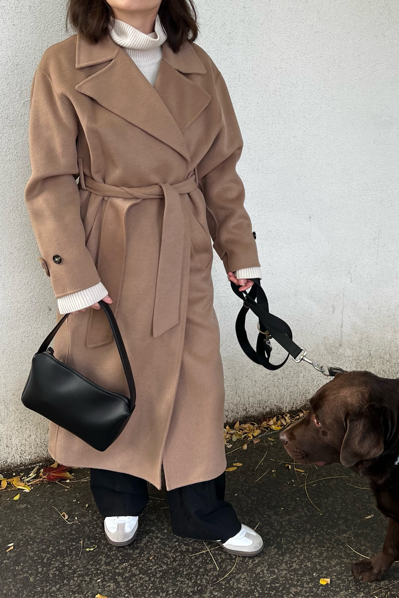 Winter look, wool coat, belted wool coat, camel wool coat, wool jumper, wool trousers, camel winter coat, og samba

#LTKeurope #LTKuk #LTKwinter