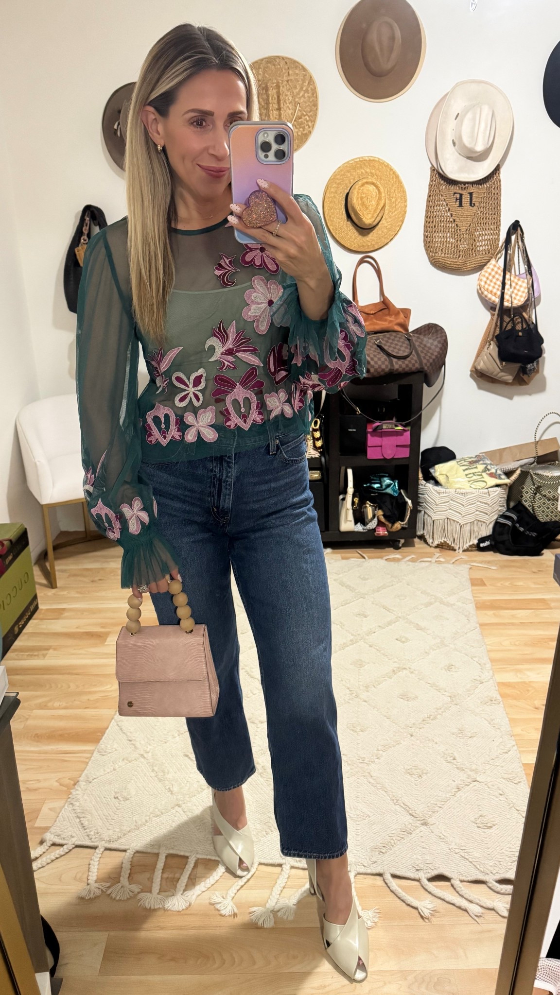The perfect affordable jeans for a casual night out for sushi 🍣 The top is sold out but linked in case it is restocked ! Wearing a 28 in the Levi’s denim but it does run a tad large . 

#LTKOver40 #LTKootd