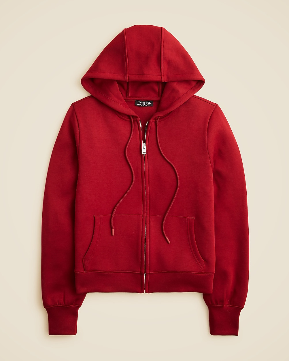 Scuba-knit full-zip sweater-hoodie | J. Crew US