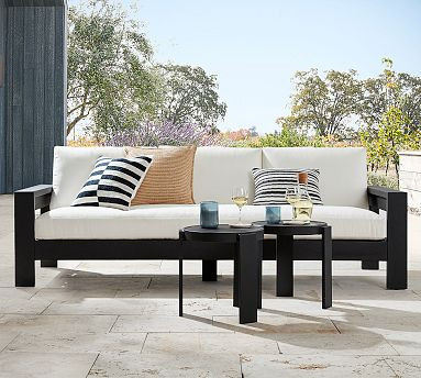 Malibu Metal Grand Outdoor Sofa (97") | Pottery Barn (US)