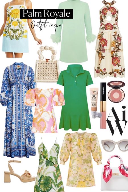 Palm Royale inspo
Vacation 

Spring Dress 
Summer outfit 
Summer dress 
Vacation outfit
Date night outfit
Spring outfit
#Itkseasonal
#Itkover40
#Itku
Floral dress