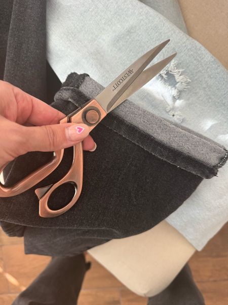 Scissors I use to cut jeans 