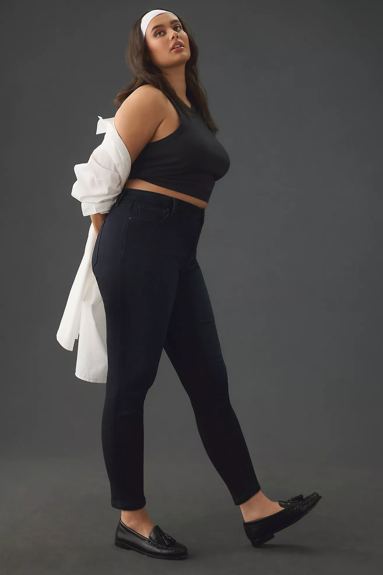 Paige Verdugo High-Rise Crop Skinny Jeans | Anthropologie (US)