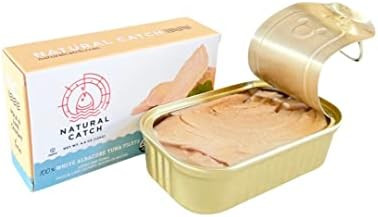 Natural Catch Tuna White Albacore Filets, Hand Cut, Pole & Line Caught, 120 Calories Gluten-Free,... | Amazon (US)