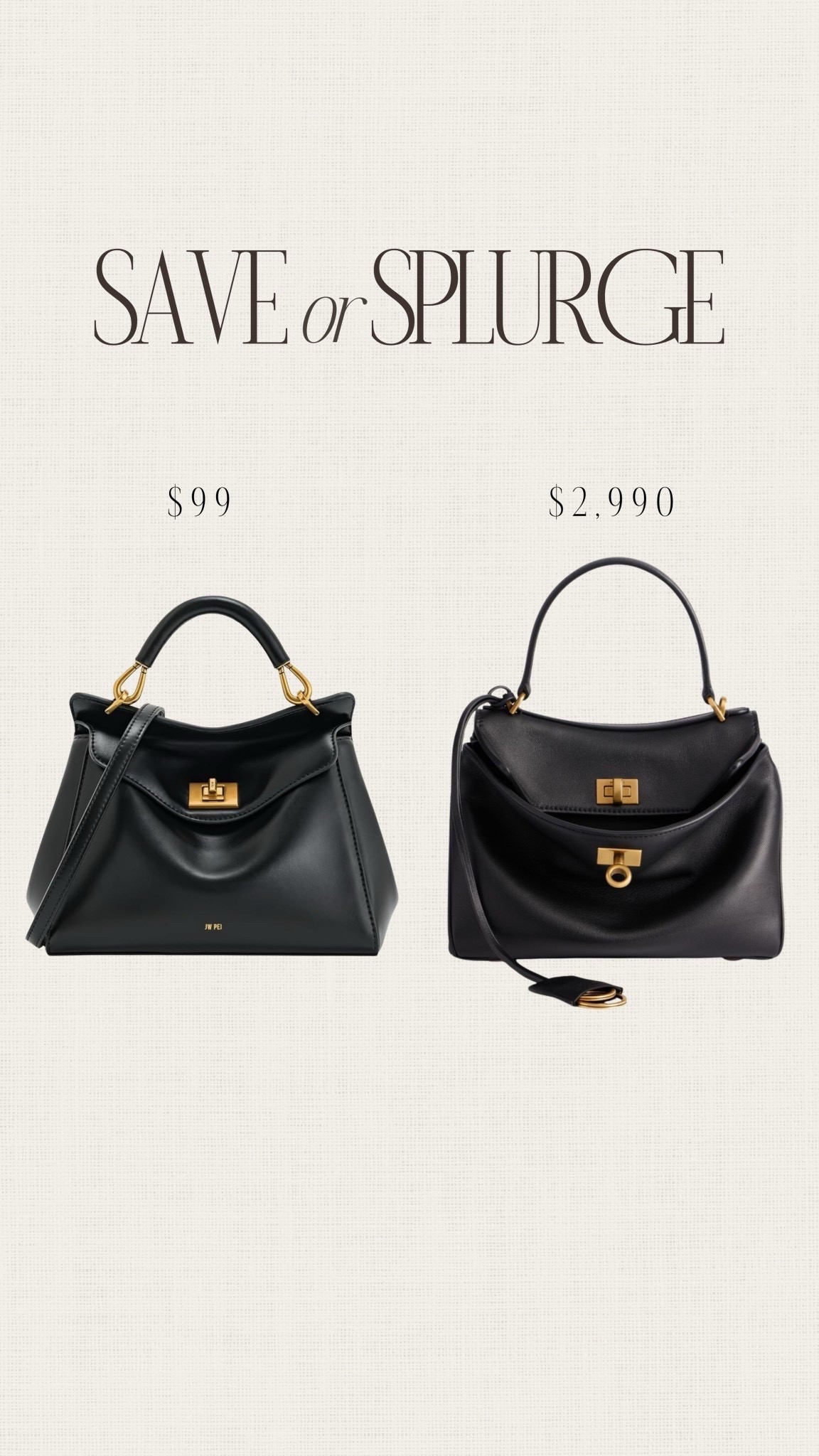 Save or splurge! I personally own the budget friendly handbag and am obsessed! I purchased it in 4 colors because it’s so good! 🙌🏻 #stylinbyaylin




#LTKHoliday #LTKGiftGuide #LTKootd