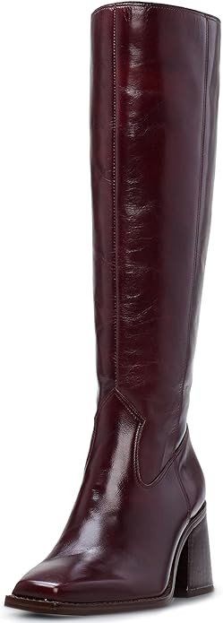 Vince Camuto Women's Sangeti Stacked Heel Knee High Boot Fashion | Amazon (US)