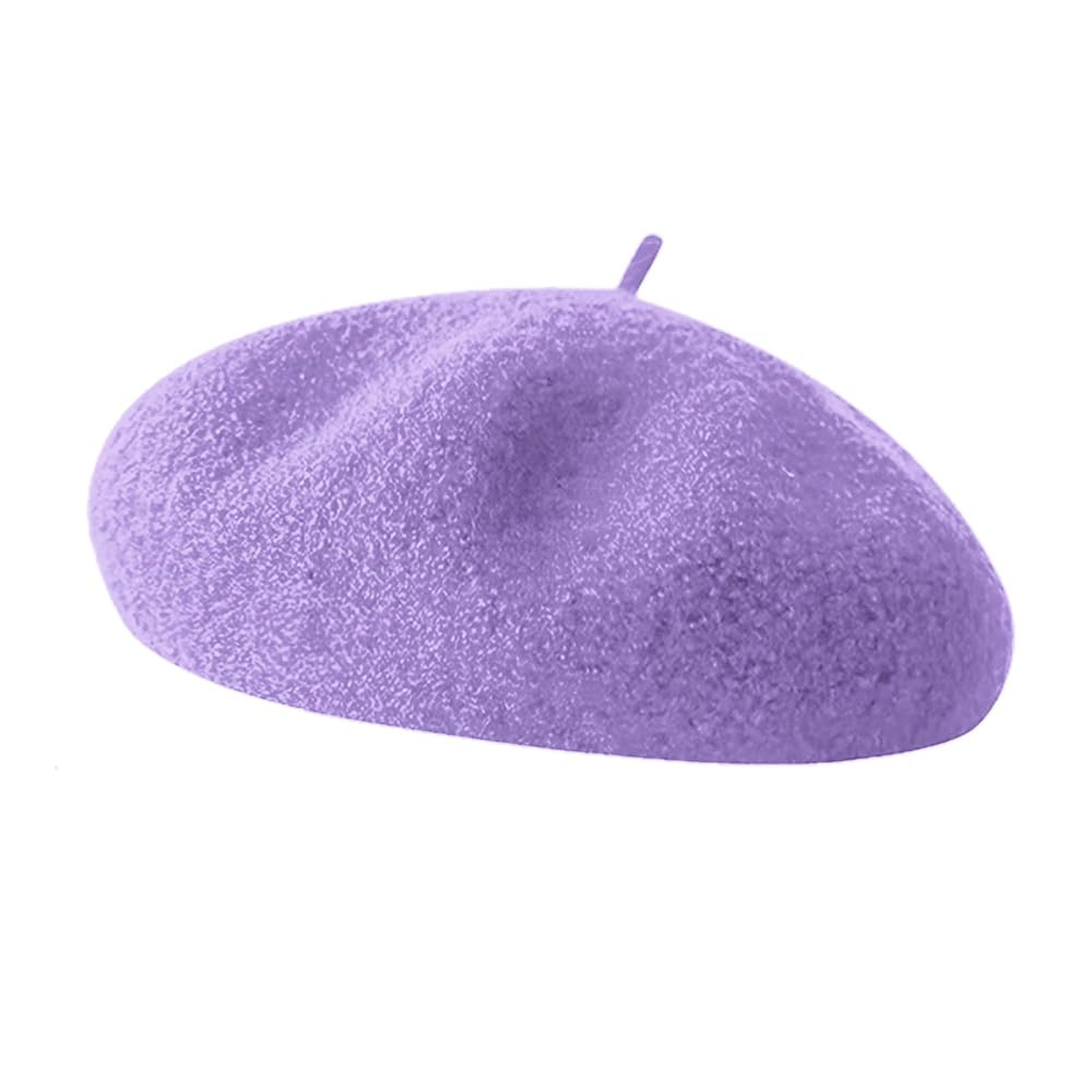 Wool Berets for Women - Classic French Beret Hats for Women and Kids, Solid Color Artist Style | Amazon (US)