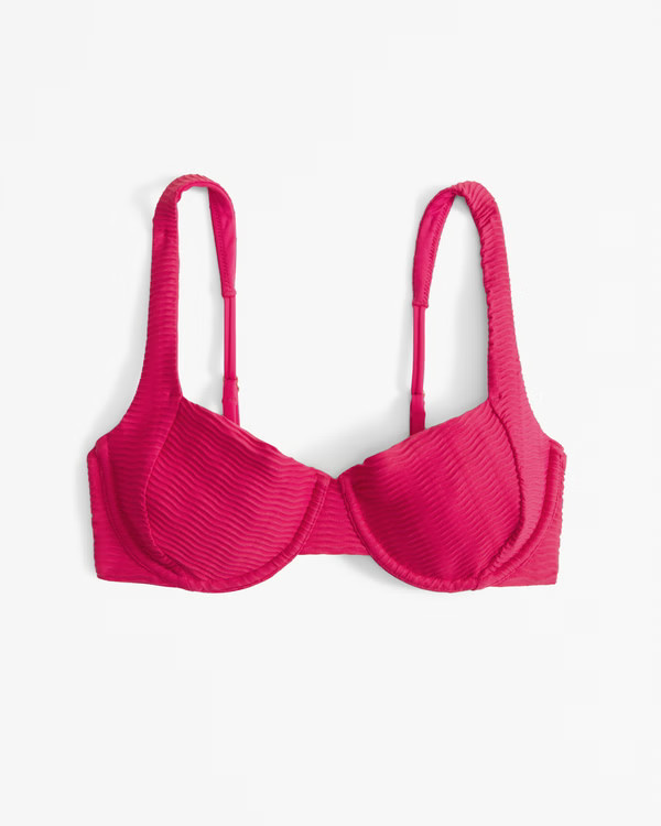 Wide Strap Underwire Bikini Top | Abercrombie & Fitch (US)