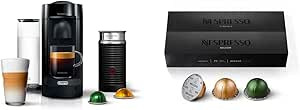 Nespresso Vertuo Plus Coffee and Espresso Machine by De'Longhi with Aeroccino, Ink Black with Nes... | Amazon (US)