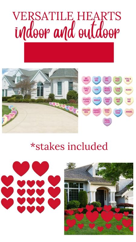 Versatile hearts for indoor and outdoor use

#LTKhome #LTKSeasonal #LTKfindsunder50