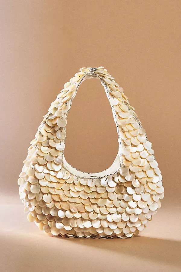 Jewel by Badgley Mischka Shell Shoulder Bag | Anthropologie (US)