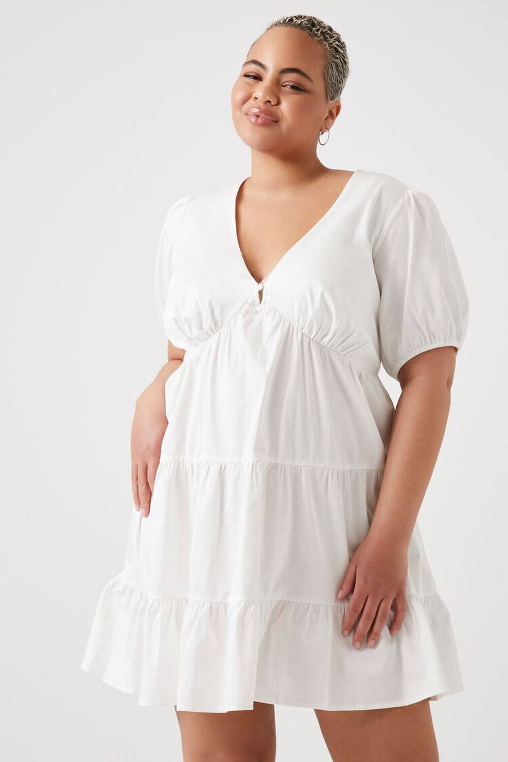 Plus Size Tiered Babydoll Dress | Forever 21 (US)