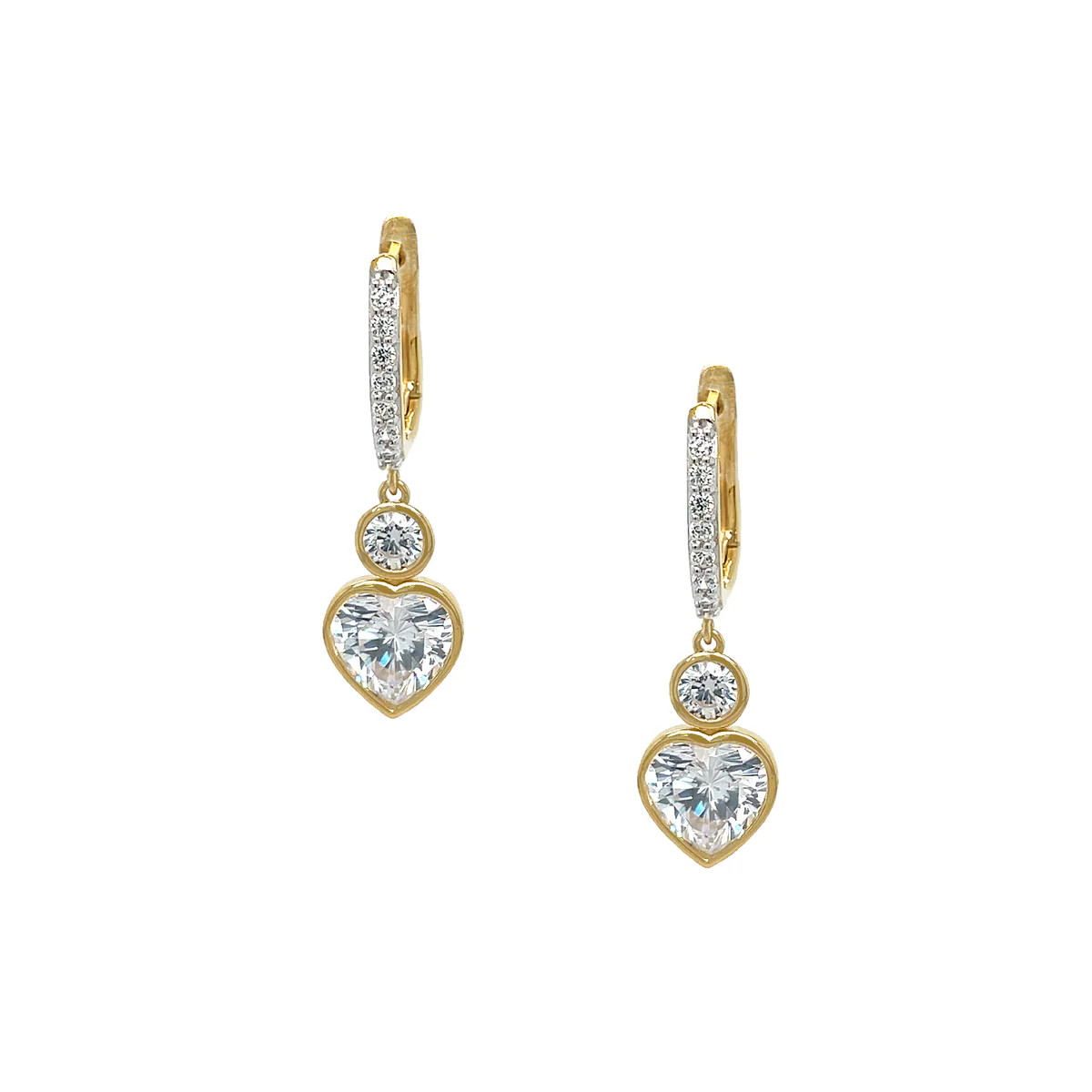 SALE Heart Huggie Earrings | Jennifer Miller Jewelry