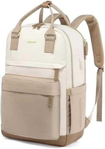 LOVEVOOK Travel Laptop Backpack Women, 17.3 Inch Anti-theft Laptop Bag with USB Port, Fashion Wat... | Amazon (US)
