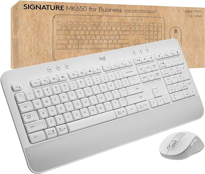 Logitech Signature MK650 Combo for Business, Wireless Mouse and Keyboard, Logi Bolt, Bluetooth, S... | Amazon (US)