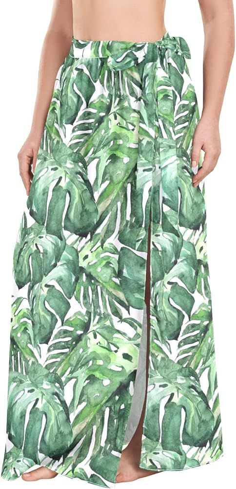 Tropic Summer Motif Strappy Beach Dress-Womens Summer Dress for Beach and Pool Parties,M | Amazon (US)