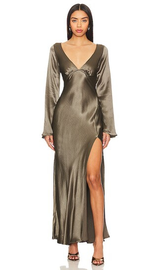 Ren Maxi Dress in Dark Willow | Revolve Clothing (Global)