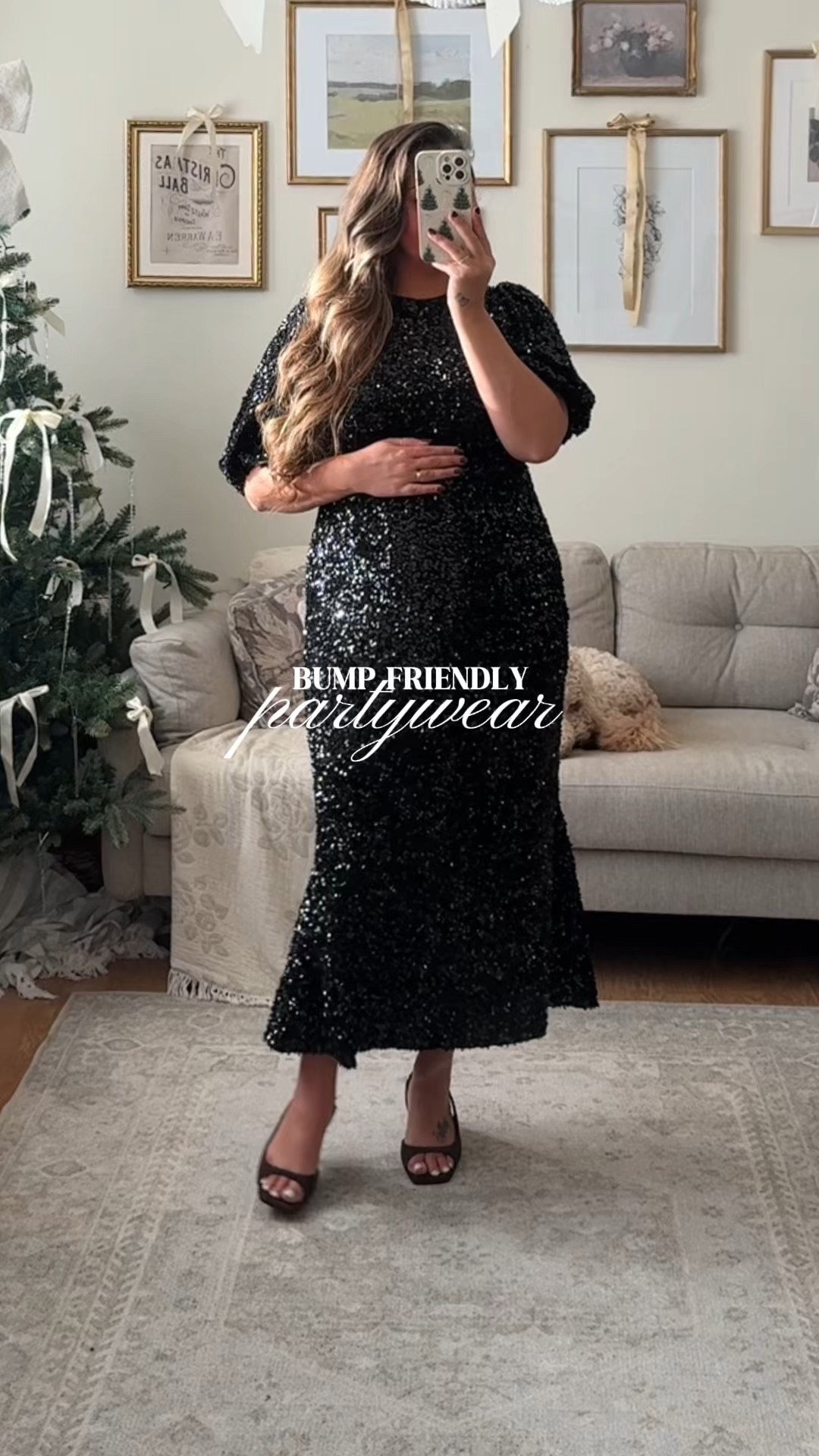 Bump friendly festive wear 🖤✨

#LTKfestive #LTKpartywear #LTKmaternity