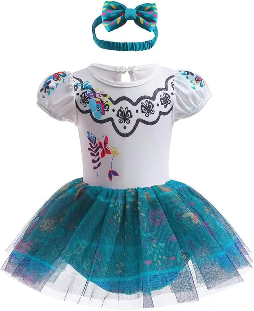 Princess Costumes Bodysuit Outfit for Baby Infant Romper Jumpsuit With Headband | Amazon (US)