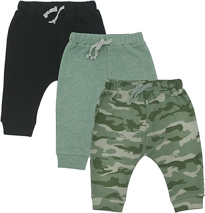 HonesBorn Baby 3-Pack Flexy Pants and Leggings | Amazon (US)