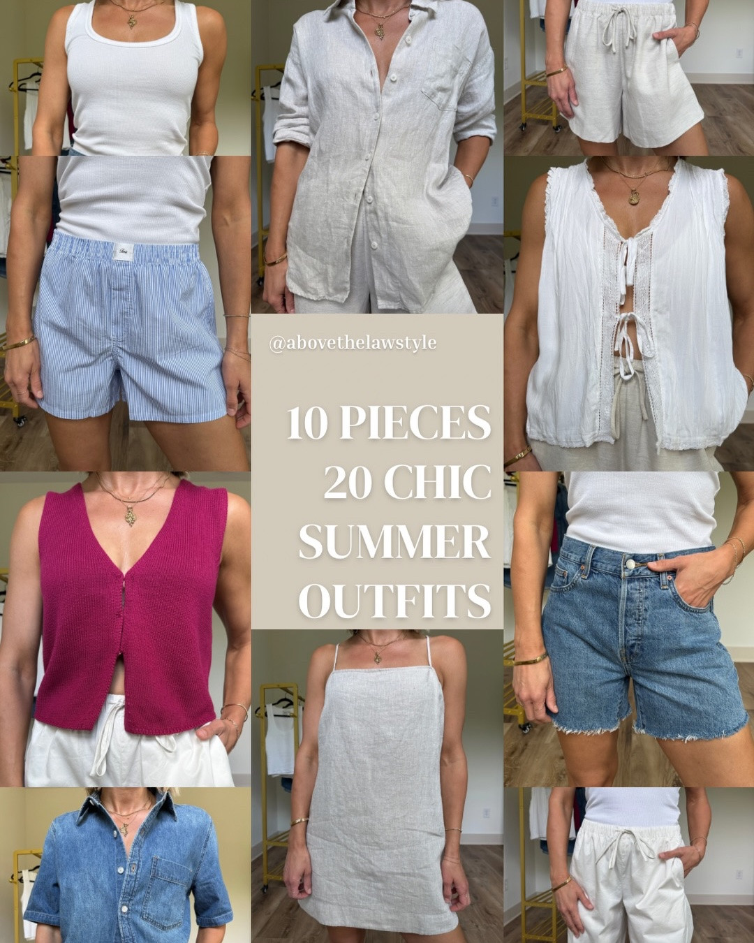 10 pieces. 20 outfits. Endless repeats.

Chic, elevated, and made for real life - this is one of my favorite summer capsules yet. Wear it now, pack it for vacation, and mix and match it all season long.

#LTKSeasonal #LTKOver40 #LTKTravel