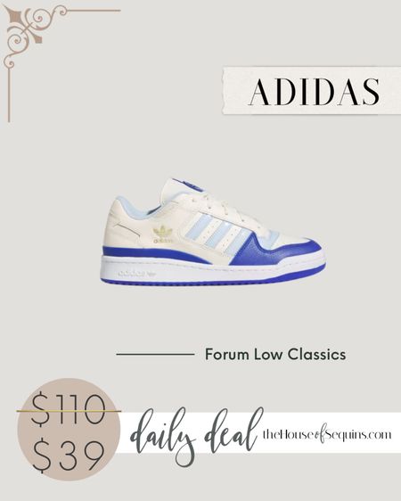 SELLING FAST! Adidas Forum Low Classic sneakers NOW $39!