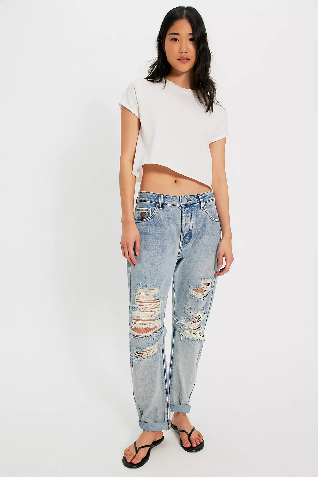 OneTeaspoon Messed Up Saints Boyfriend Jeans | Free People (Global - UK&FR Excluded)
