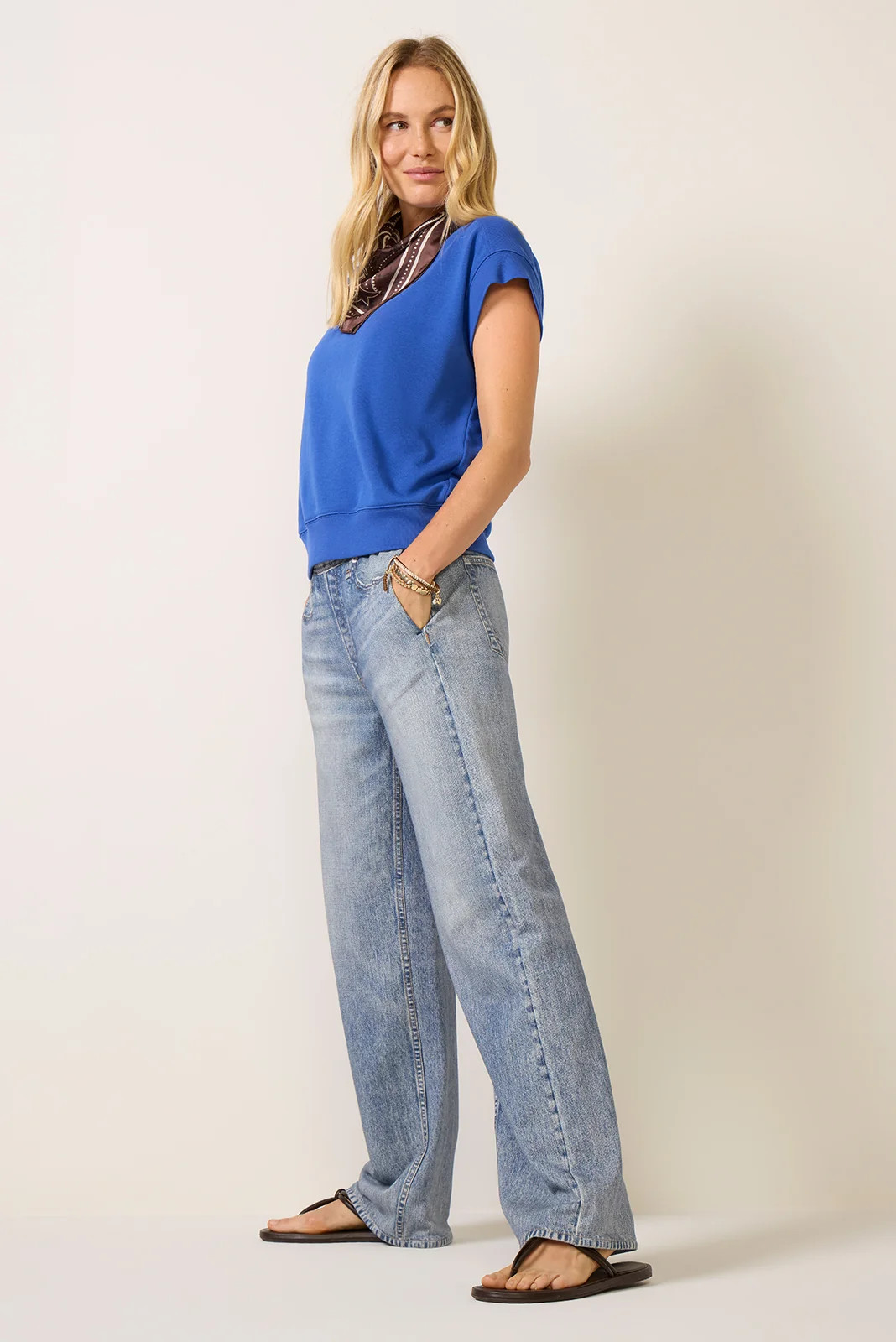 Miramar Terry Wide Leg Pant | Evereve