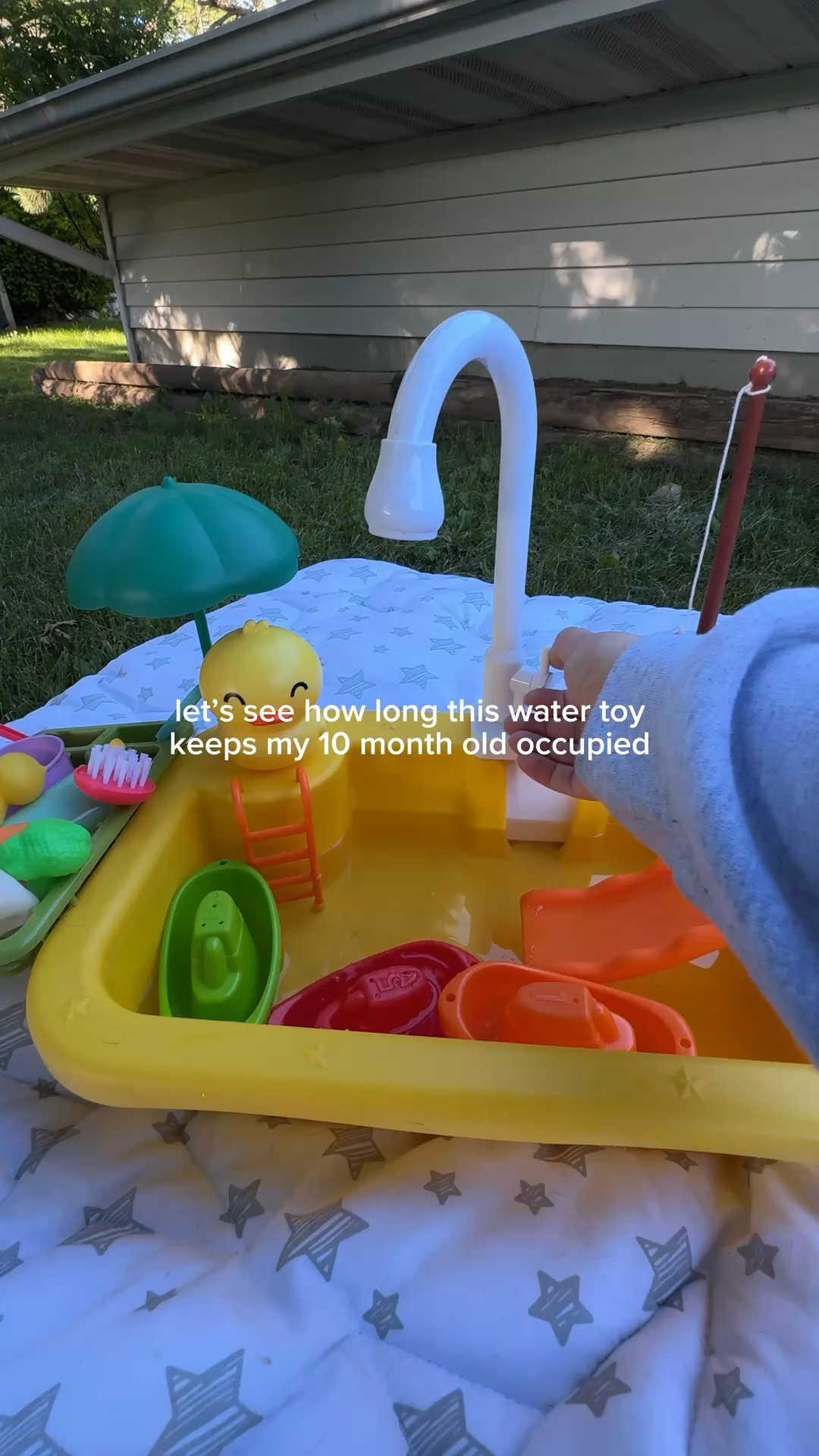I’m impressed😂 #summertoys #babytoys #toddleractivities #summeractivities #watertoys