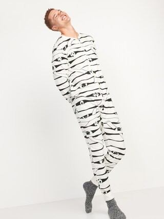 Matching Halloween Graphic One-Piece Pajamas for Men | Old Navy (US)