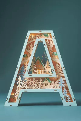 Wonderland Scene Monogram | Anthropologie (US)