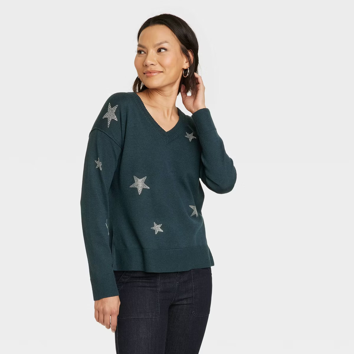 Women's V-Neck Pullover Sweater - Knox Rose™ | Target