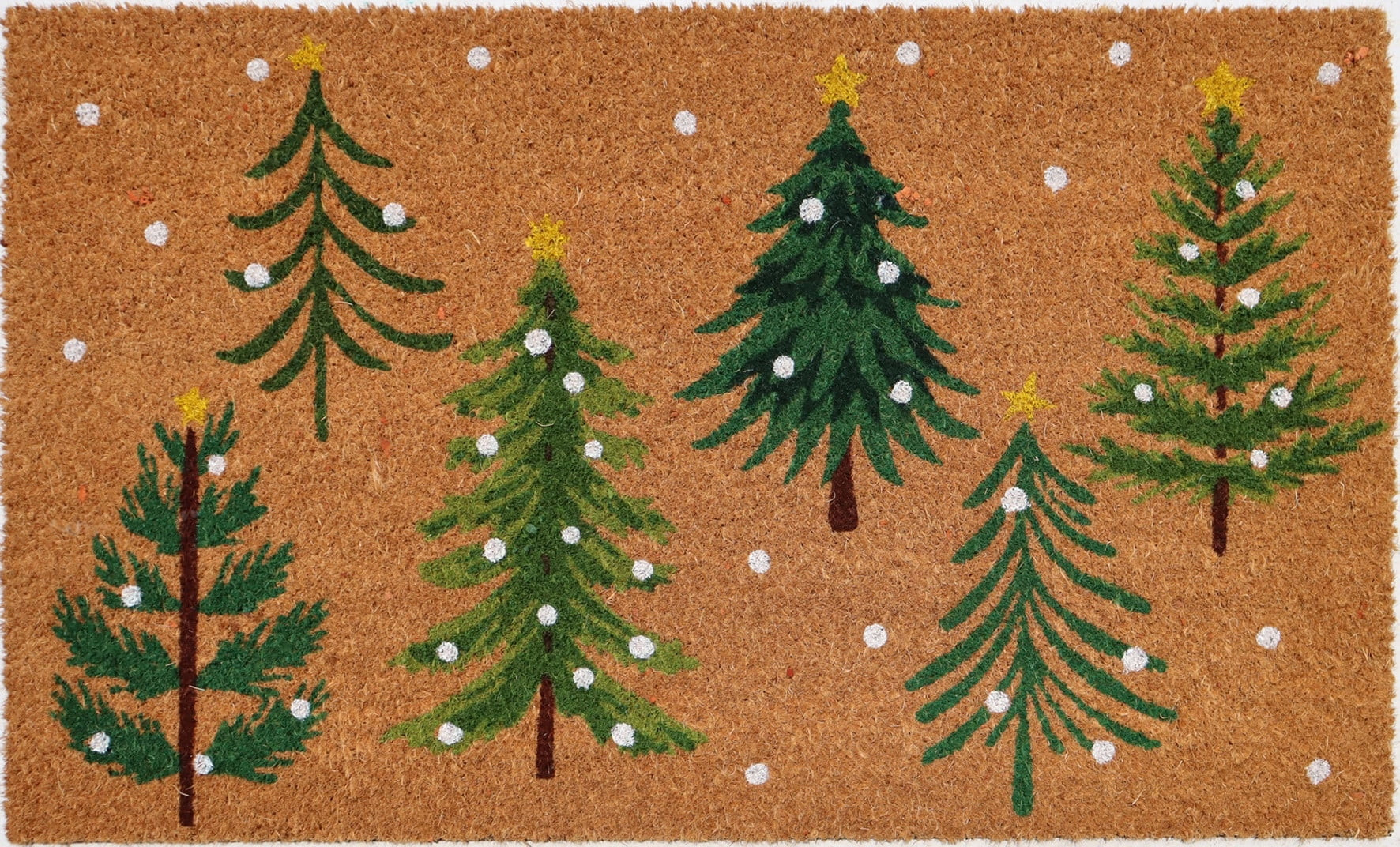 Holiday Time Winter Tree Coir Fiber Doormat 18"x30" | Walmart (US)