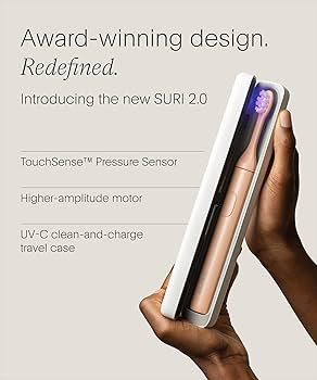 SURI 2.0 Sonic Electric Toothbrush with Pressure Sensor & UV-Cleaning Travel Case | 40+ Day Batte... | Amazon (US)