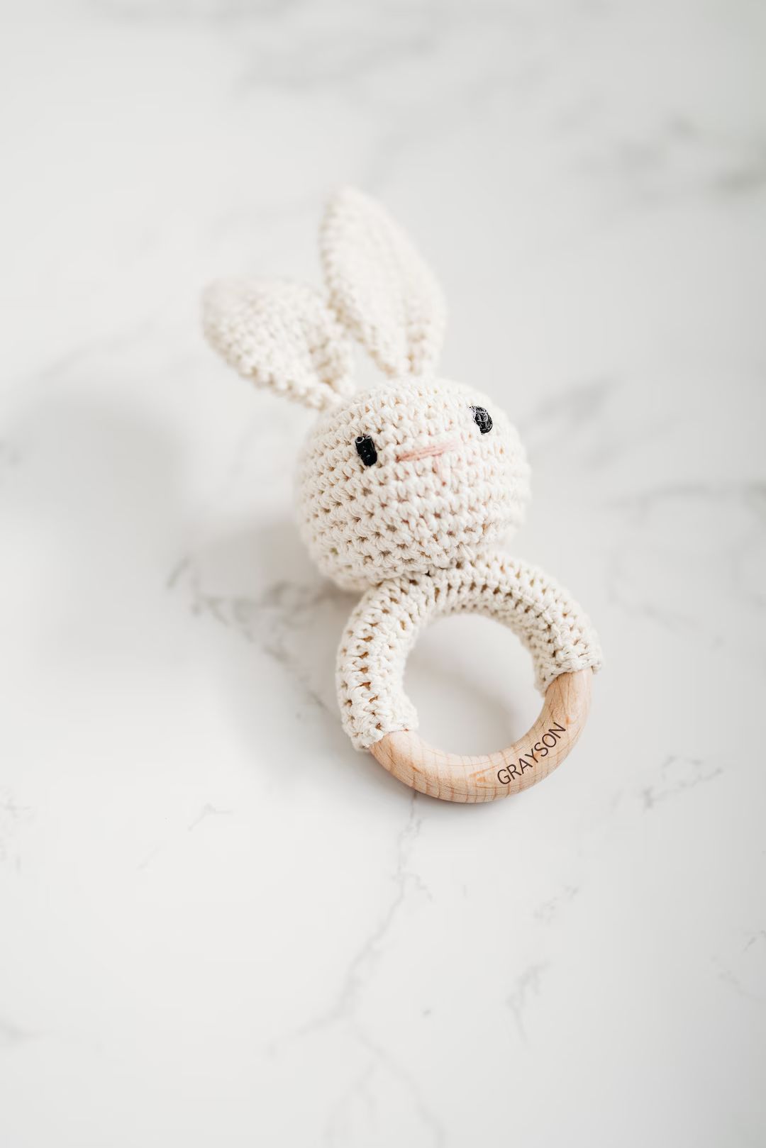 Personalized Crochet Rattle, Animal Rattle, Baby Keepsake, Baby Gift, Baby Shower Gift, Baby Ratt... | Etsy (US)