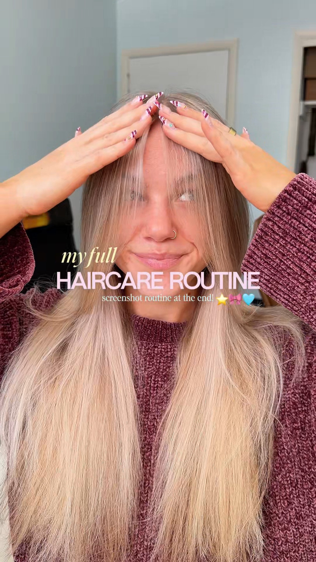 my FULL haircare routine for healthy, shiny, long, blonde hair ⭐️ pre-wash haircare, hair wash routine, post-wash haircare, night + morning rituals 💆🏼‍♀️ 

#LTKgrwm #LTKBeauty #LTKselfcare