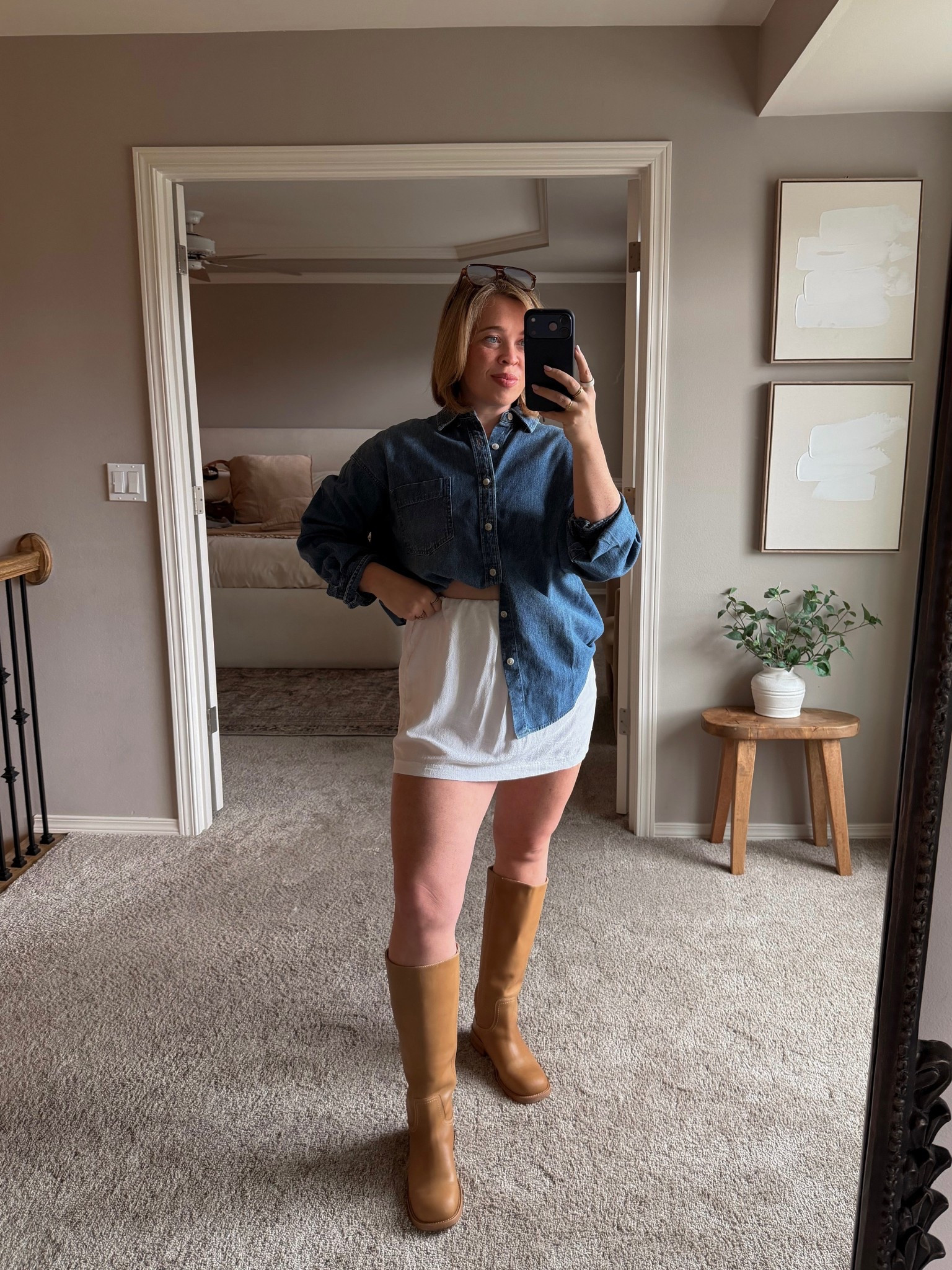 Midsize Spring Outfit 💙👢 size 10 | M\L | 5’4” 

#LTKootd #LTKMidsize #LTKPetite