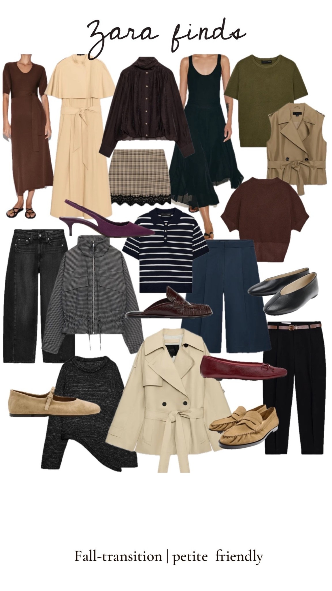 Petite mom friendly autumn transitional basic pieces

I usually wear small/US 2 in Zara

#LTKPetite #LTKSeasonal #LTKWorkwear