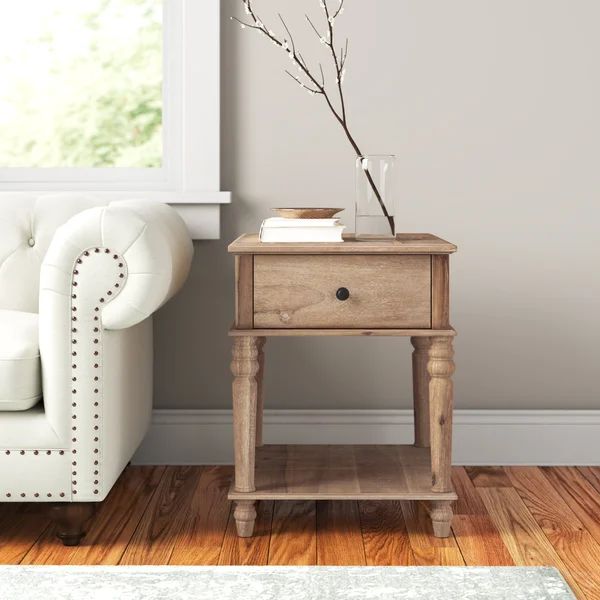 Hultgren 26'' Tall End Table with Storage | Wayfair North America