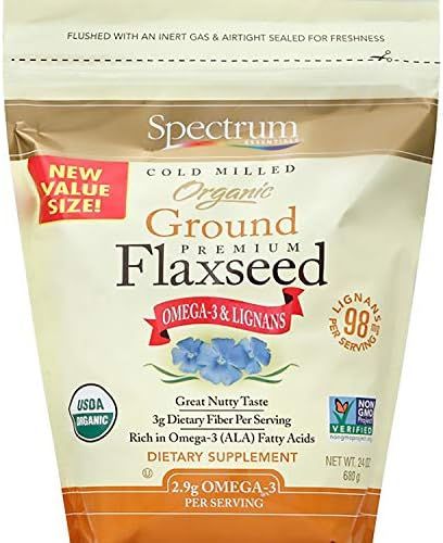 Spectrum Essentials Organic Ground Premium Flaxseed, 24 Oz | Amazon (US)