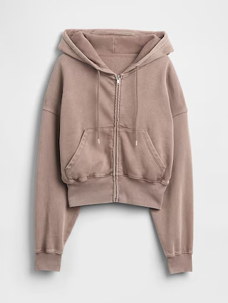 VintageSoft Full-Zip Wedge Hoodie | Gap (US)