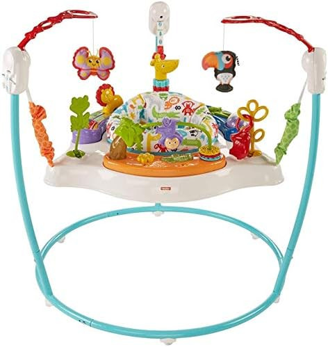 Fisher-Price Animal Activity Jumperoo, Blue, One Size | Amazon (US)