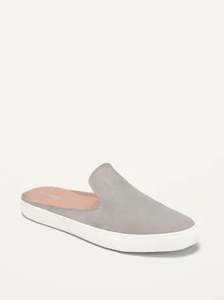 Water-Repellent Faux-Suede Mule Sneakers for Women | Old Navy (US)